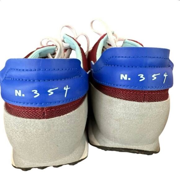 Nike Men's Red Blue Dbreak-Type Suede Mesh Lace Up Casual Sneaker Shoes Size 14 - Picture 7 of 13